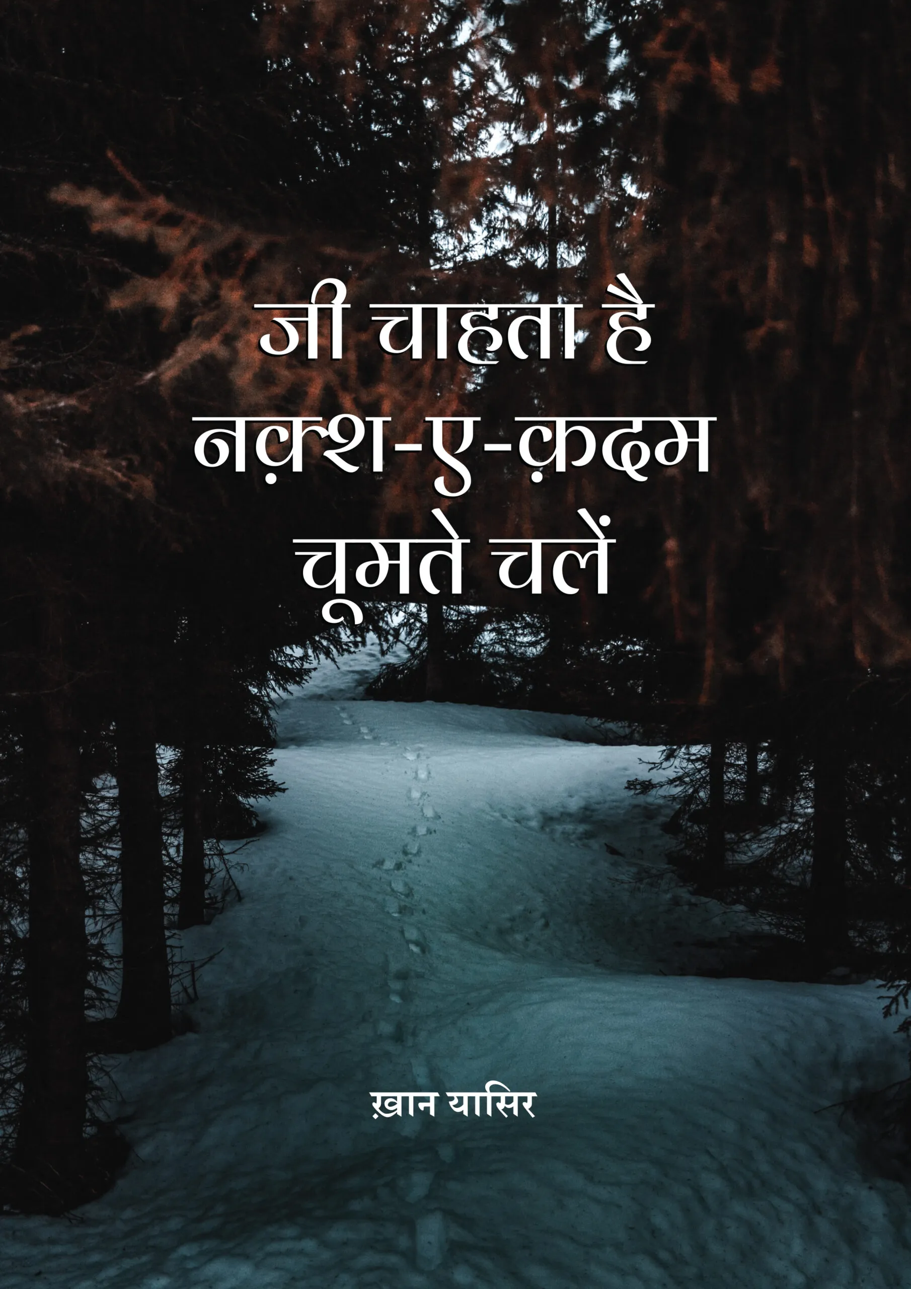 Jii Chahta Hai Naqshe Qadam Chumte Chalun – Hindi book cover